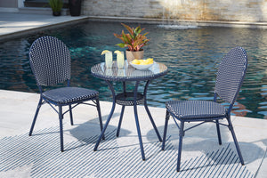 Ashley Odyssey Blu Mesa con 2 sillas