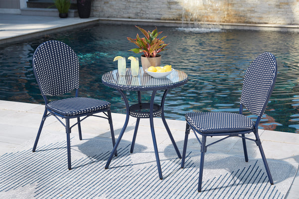 Ashley Odyssey Blu Mesa con 2 sillas