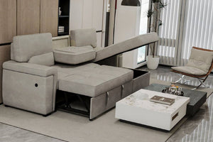 Derrick Lhf Loveseat/Rhf Chaise W/Strg