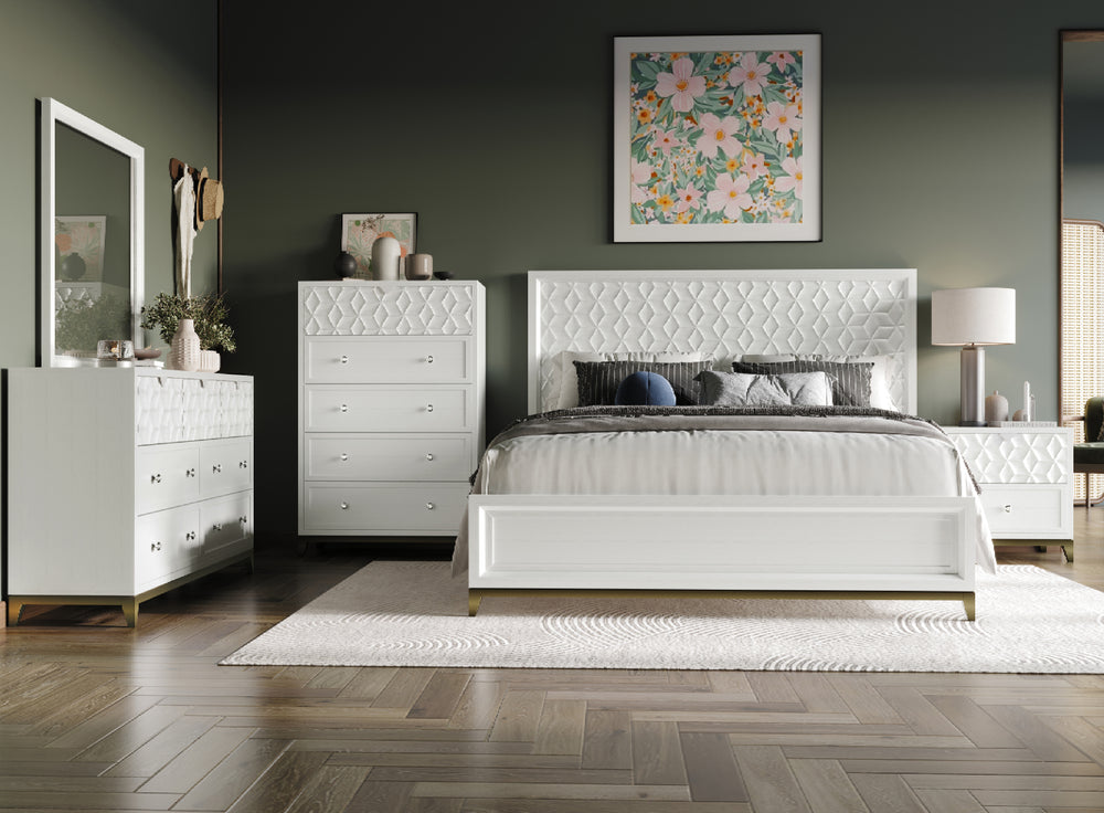 Arrolime Full Bed/Dres/Mirr/Nsndt Set