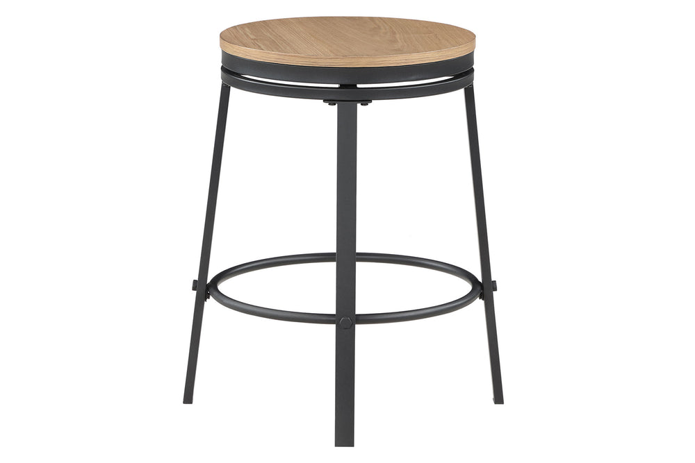 Magnolia42 Mesa de Comedor Redonda "Counter Height" con 4 Taburetes