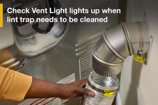 7' Dryer Electric Top Load with Adaptive Dry