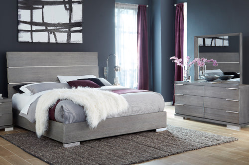 A501 Milano Cama & Gavetero con Espejo