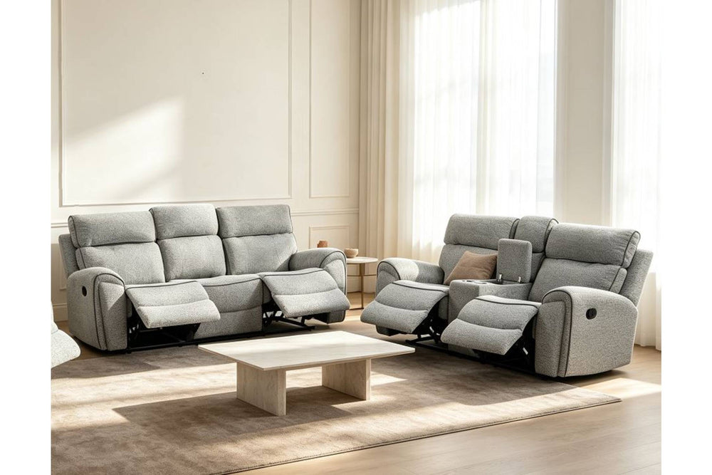 Hanna Sofá & Loveseat con Consola