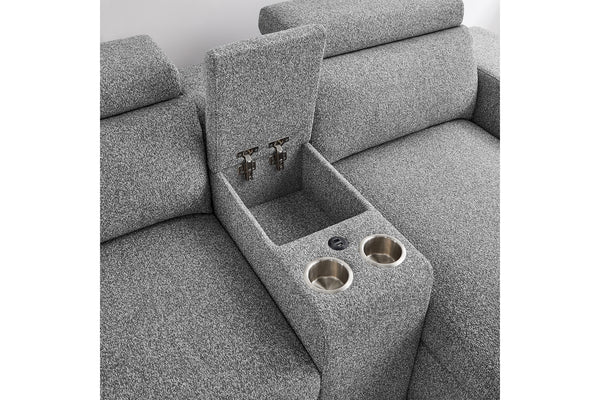 U1218 Pull Out Sofa Bed W/Cnsl& Usb