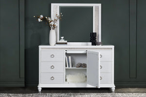 Glamour Dresser/Mirror Set