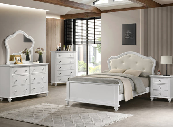 Allison Bed & Dresser with Mirror