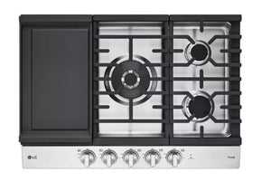 Lg Tope 30" Gas 5B Cast-Iron Smrt