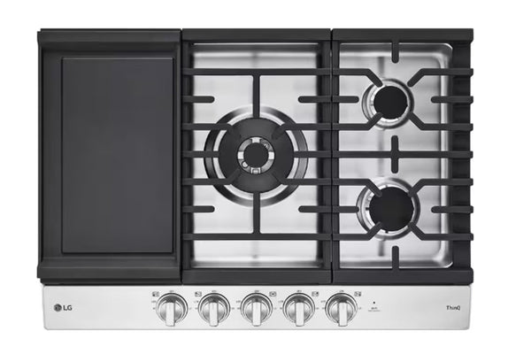Lg Tope 30" Gas 5B Cast-Iron Smrt