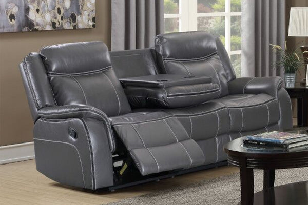 Scorpio Reclining Sofa W/Drop Tray