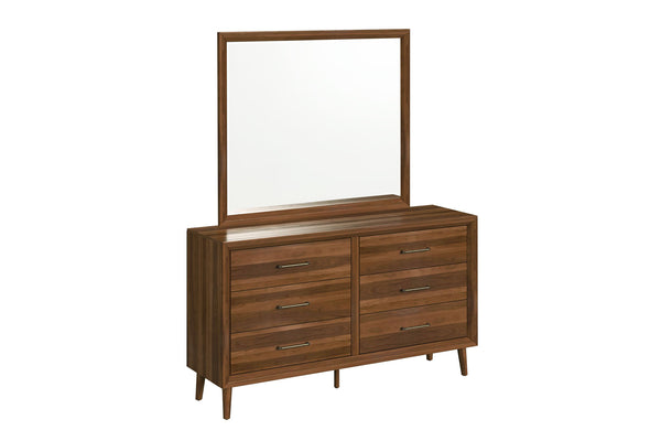 Bettie Cama Queen, Gavetero con Espejo & Mesa de Noche