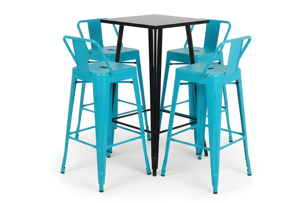 Mesa De Comedor "Counter Height" con 4 Taburetes