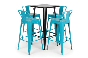 Mesa De Comedor "Counter Height" con 4 Taburetes