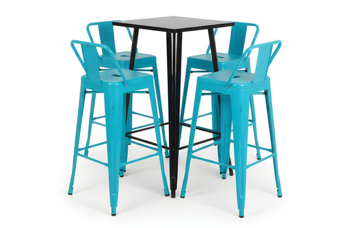 Mesa De Comedor "Counter Height" con 4 Taburetes