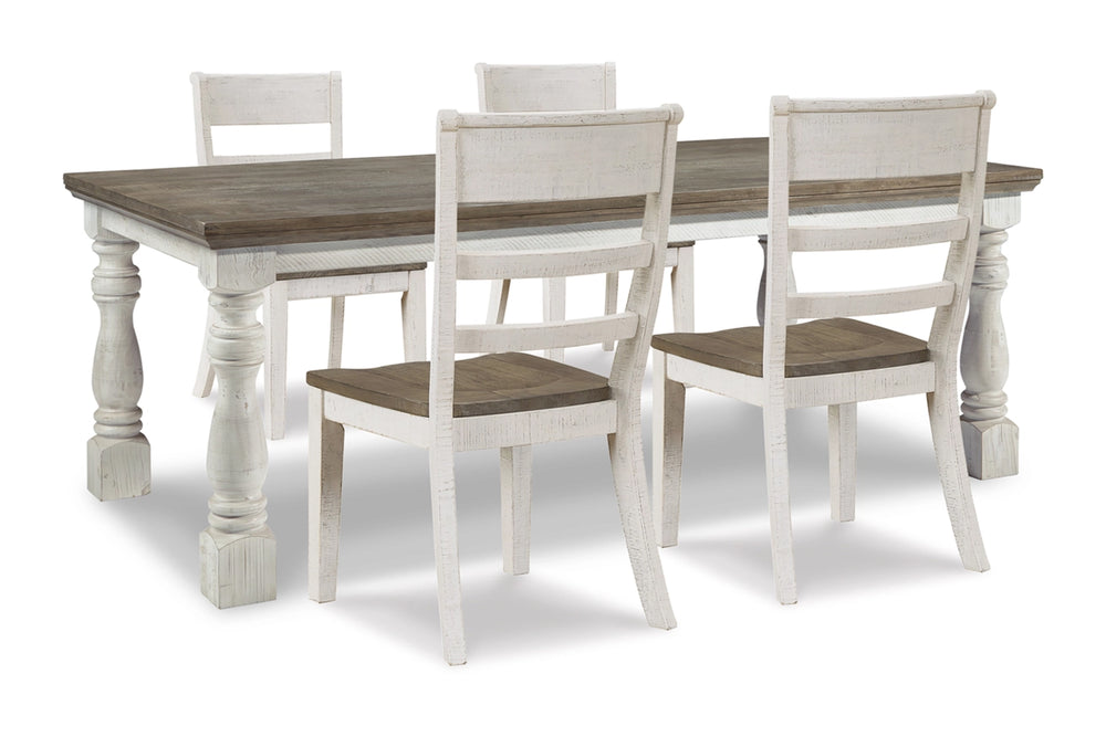 Ashley Havalance Dining Table W/ 4 Chair Set