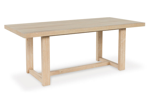 Yalinton Rectangular Dining Room Table and 4 UPH Side Chair