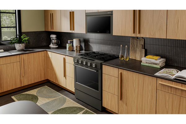 30" Stove Gas Slide-In in Black Ore with 2-in-1 Burner