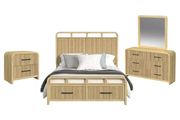 B14440 Ridgemont Bed Strg/Dr/Mr/Ns Set