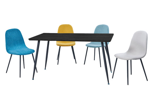 Dixon Dining Table W/4 Chair Set