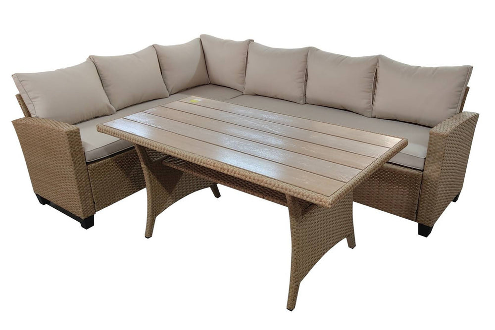 Sofá Seccional con Mesa