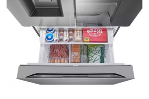 31' Nevera de Profundidad Estándar Máx. con French Door, Instaview con Espejo y 4 Tipos de Hielo, Acero Inoxidable Antihuellas
