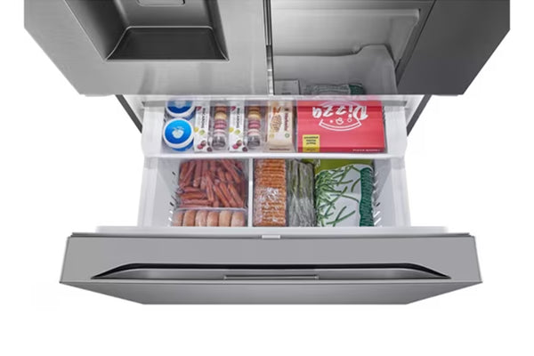 31' Nevera de Profundidad Estándar Máx. con French Door, Instaview con Espejo y 4 Tipos de Hielo, Acero Inoxidable Antihuellas