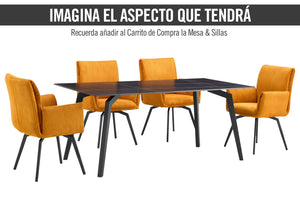 Lynox Swivel Arm Dining Chair