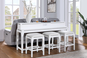 Glamourdin Bar Table W/3 Stools