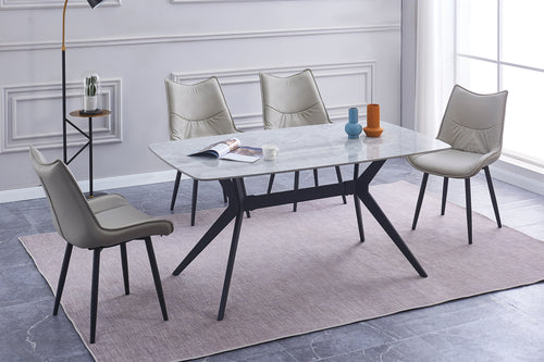 Callista Mesa de Comedor con 4 Sillas