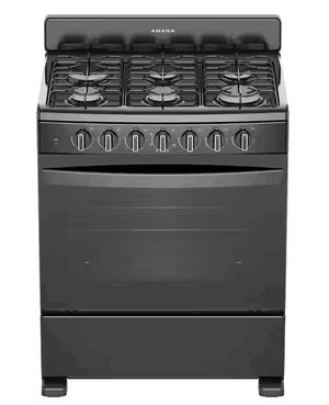 Amana Estufa Gas 30" con 6 Quemadores Acero Inoxidable