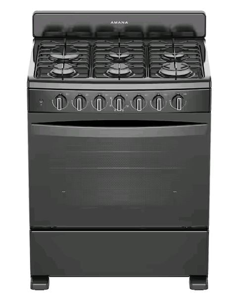 Amana Estufa Gas 30" con 6 Quemadores Acero Inoxidable