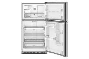 33" Nevera Top Freezer & Máquina de Hielo Instalada de Fábrica, con Acabado Antihuellas