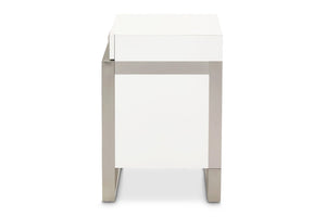 Marquee Nightstand W/Led Light