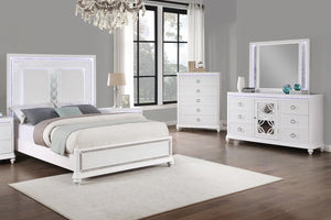 Glamour Cama con Gavetero y Espejo