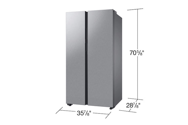 Samsung Cb7600 Refrigerator 22.6' Sbs Bvcnt Cd Bspk