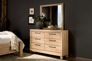 Sturdy Cama Queen, Gavetero con Espejo & Mesa de Noche