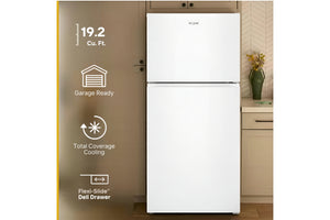 19.3' Refrigerator Top Freezer with Total Coverage Cooling