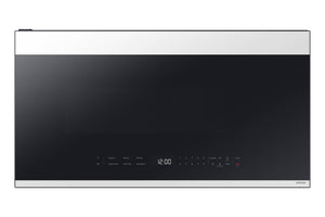 2.1' Microondas con Extractor Bespoke con Conectividad Automática & Cocción Inteligente en Cristal Nlanco de 1000 W