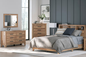 Finaria Bookcase Queen Bed/Dr/Mr