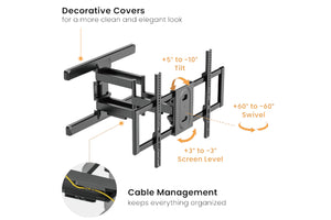 Wall Mount 37"-86" Full Motion
