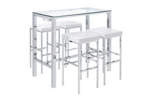 Lancy Sofa Bar Table W/ 4 Stools