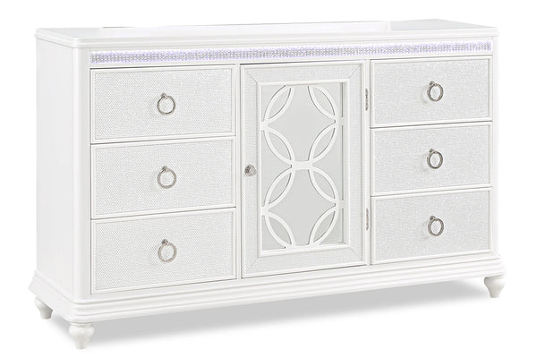 Glamour Dresser/Mirror Set