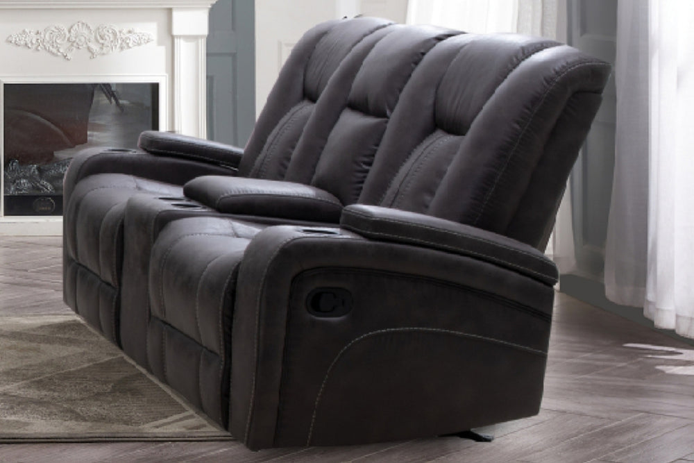 Dual Glidr Cnsl Loveseat W/Usb