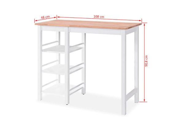 Tampa Mesa de Comedor con 2 Taburetes