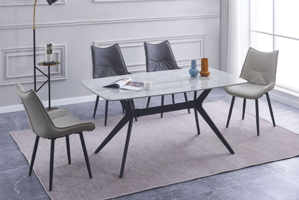 Callista Mesa de Comedor con 4 Sillas