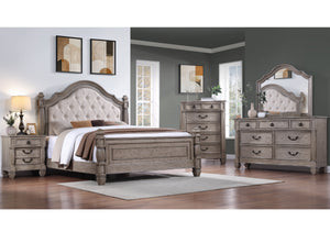 Chadwick Cama Gavetero con Espejo & Mesa de Noche