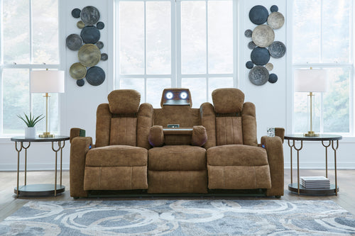 Ashley Wolfridge Sofá reclinable con reposacabezas ajustable