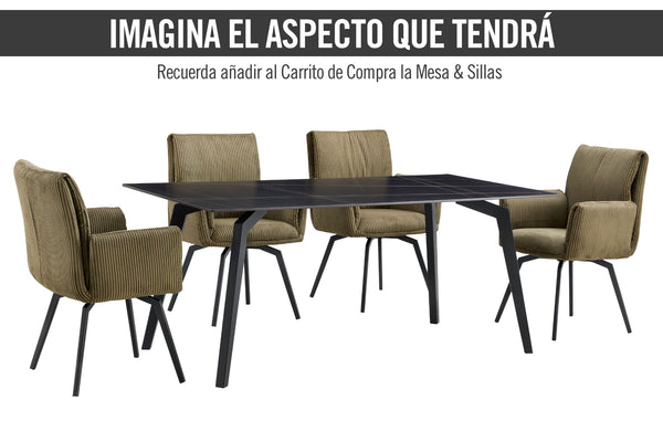 Lynox Swivel Arm Dining Chair