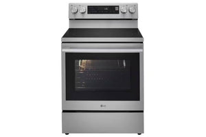 30" Estufa Eléctrica Inteligente Wi-Fi con Convección Verdadera, InstaView, 5 Quemadores, Air Fry & PrintProof