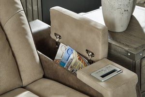 Durapella Pwr Rec Sofa W/Adj Headrest